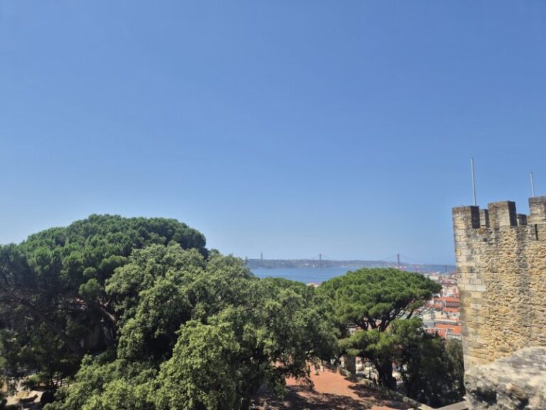 View inside Castelo de Sao Jorge.