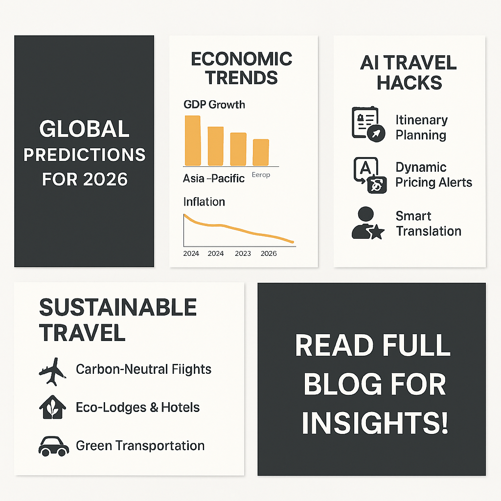 Global Predictions and Travel Trends for 2026: Technology, Economy, Sustainability, and Smart Living