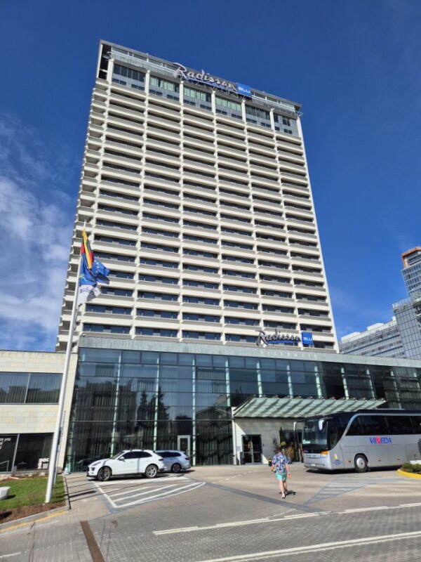 Radisson Blu Hotel Lietuva Easter stay review 2026 1 Radisson Blu Hotel Lietuva exterior during Easter stay review in Vilnius