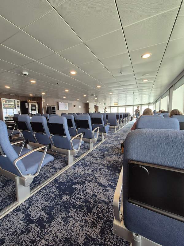 Eckerö Line Horizon Seats Review 2026 – Our Full Travel Experience on the Helsinki–Tallinn Route 6 View from a seat inside the Eckerö Line Horizon Seats lounge.
